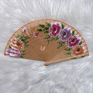 Hand painted Flamenco Spanish Folding Fan